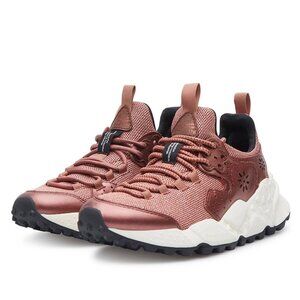 Flower Mountain Kotetsu plum metallic sneakers, EU 41 US 10